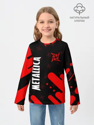Детский лонгслив / METALLICA / МЕТАЛЛИКА