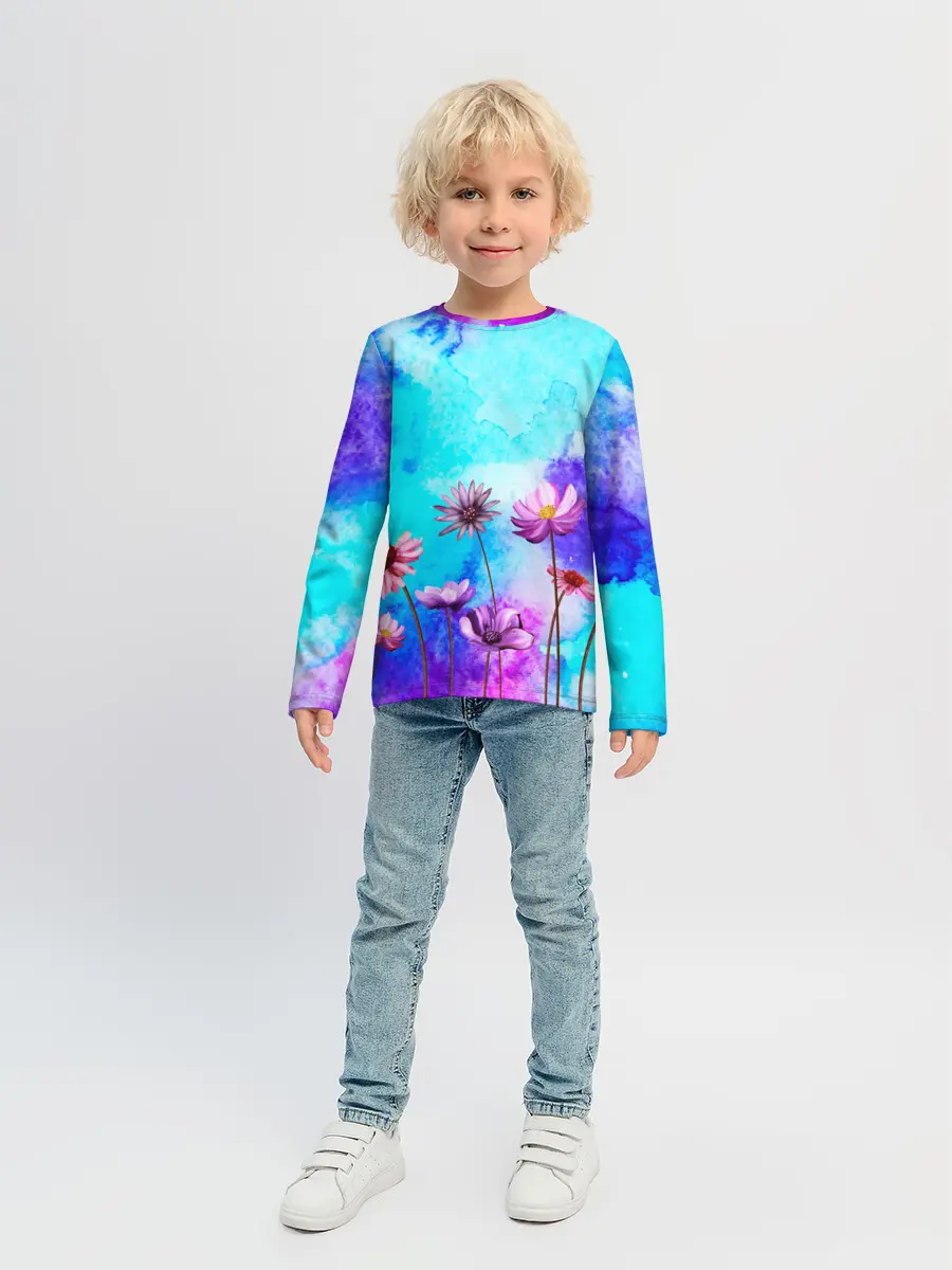 Детский лонгслив / Цветов аромат