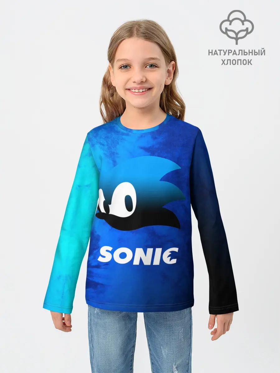 Детский лонгслив / СОНИК / SONIC