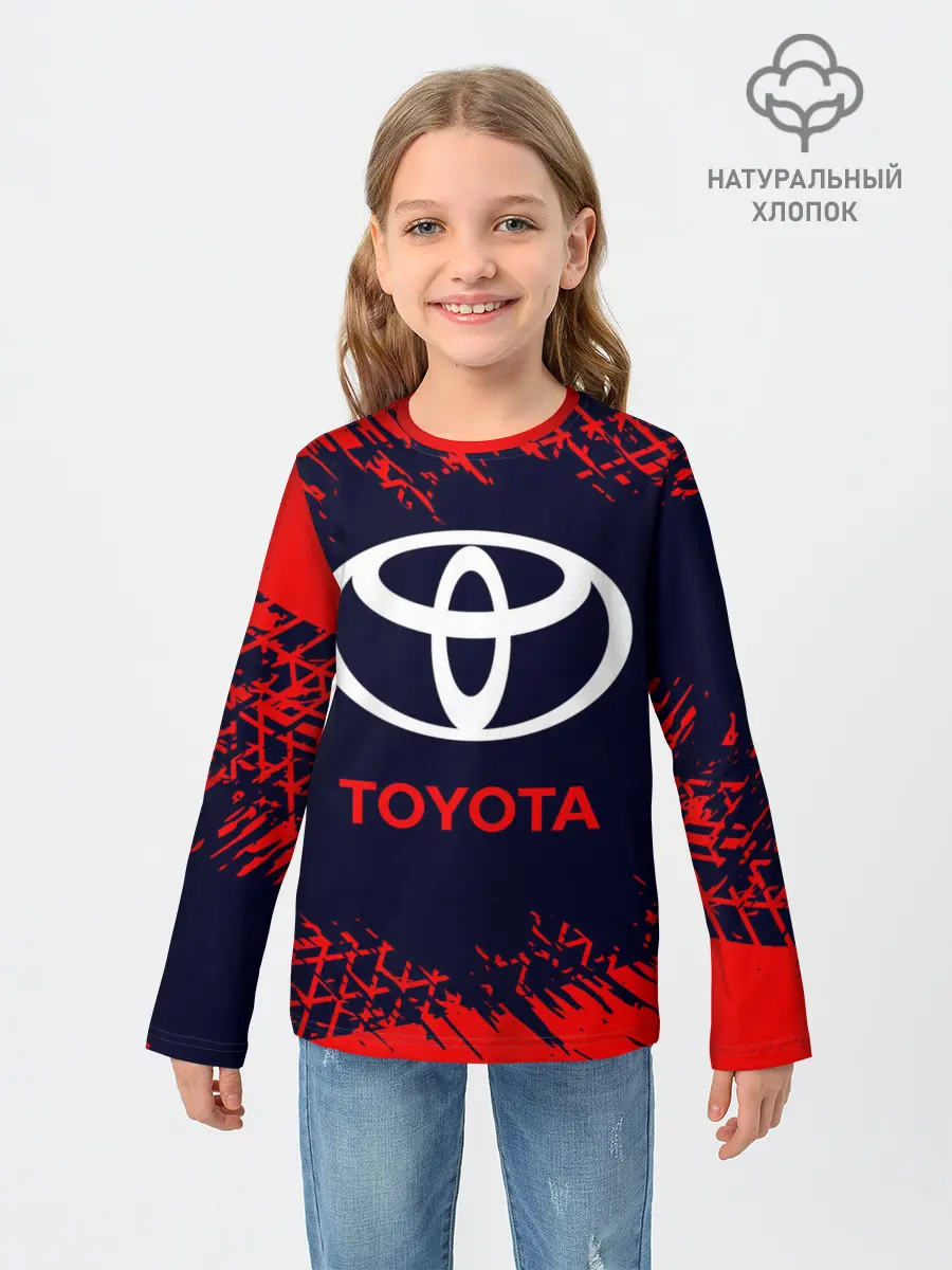 Детский лонгслив / TOYOTA / ТОЙОТА