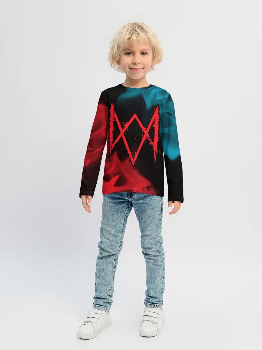 Детский лонгслив / WATCH DOGS LEGION / ВОТЧ ДОГС