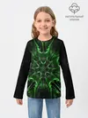 Детский лонгслив / Зелёное Очарование