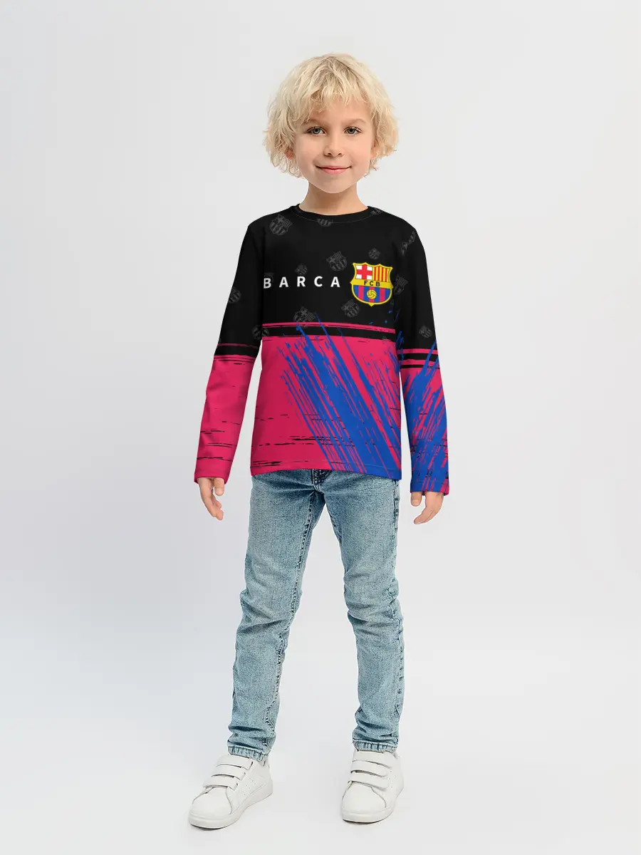 Детский лонгслив / BARCELONA / БАРСЕЛОНА