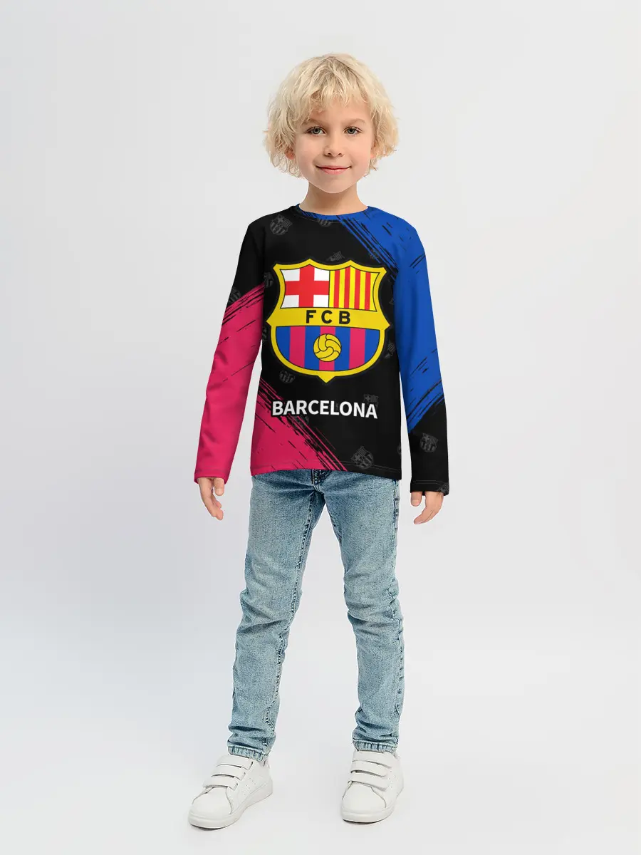 Детский лонгслив / BARCELONA / БАРСЕЛОНА