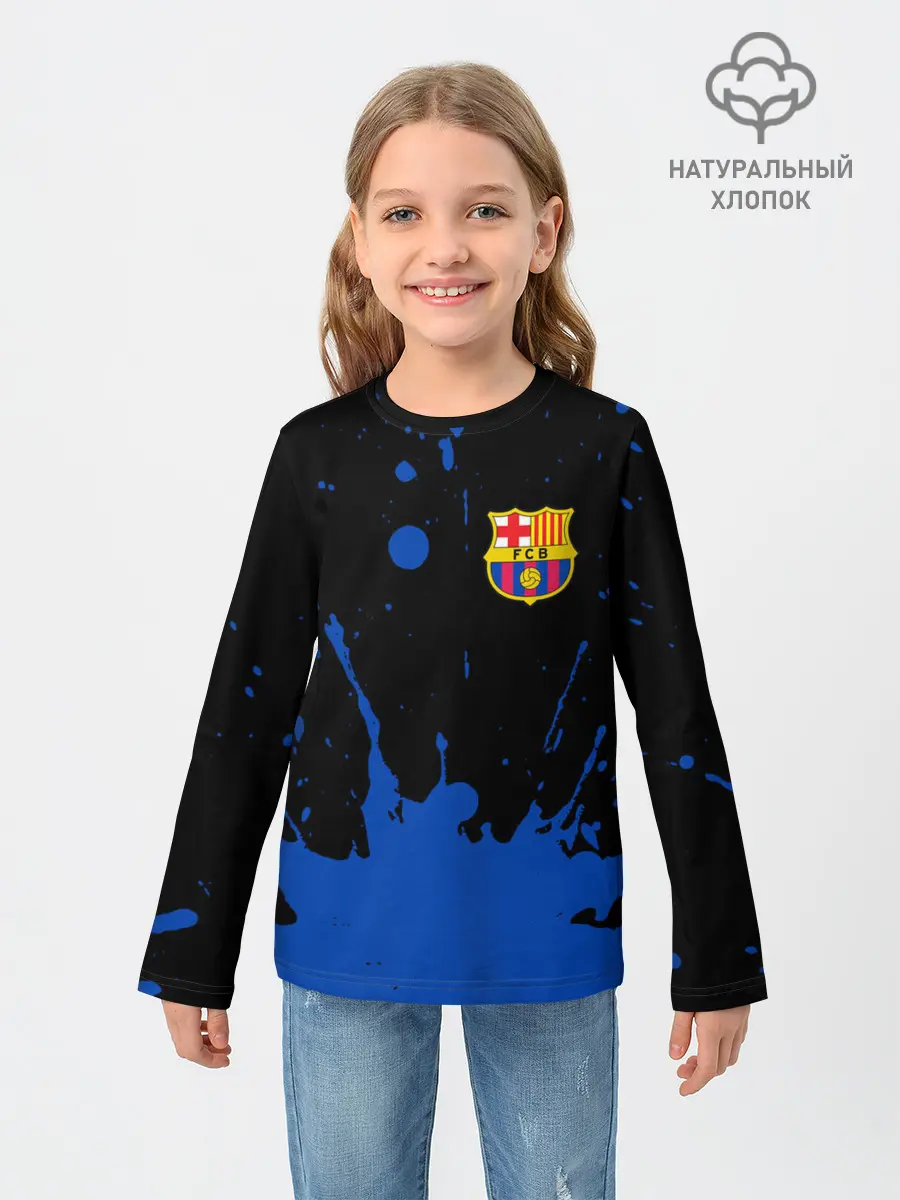 Детский лонгслив / BARCELONA / БАРСЕЛОНА