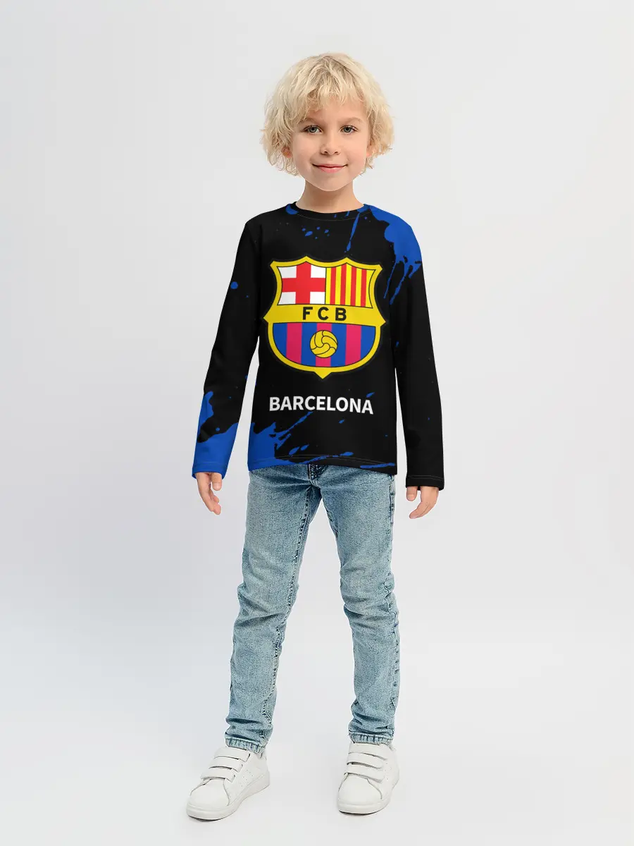 Детский лонгслив / BARCELONA / БАРСЕЛОНА