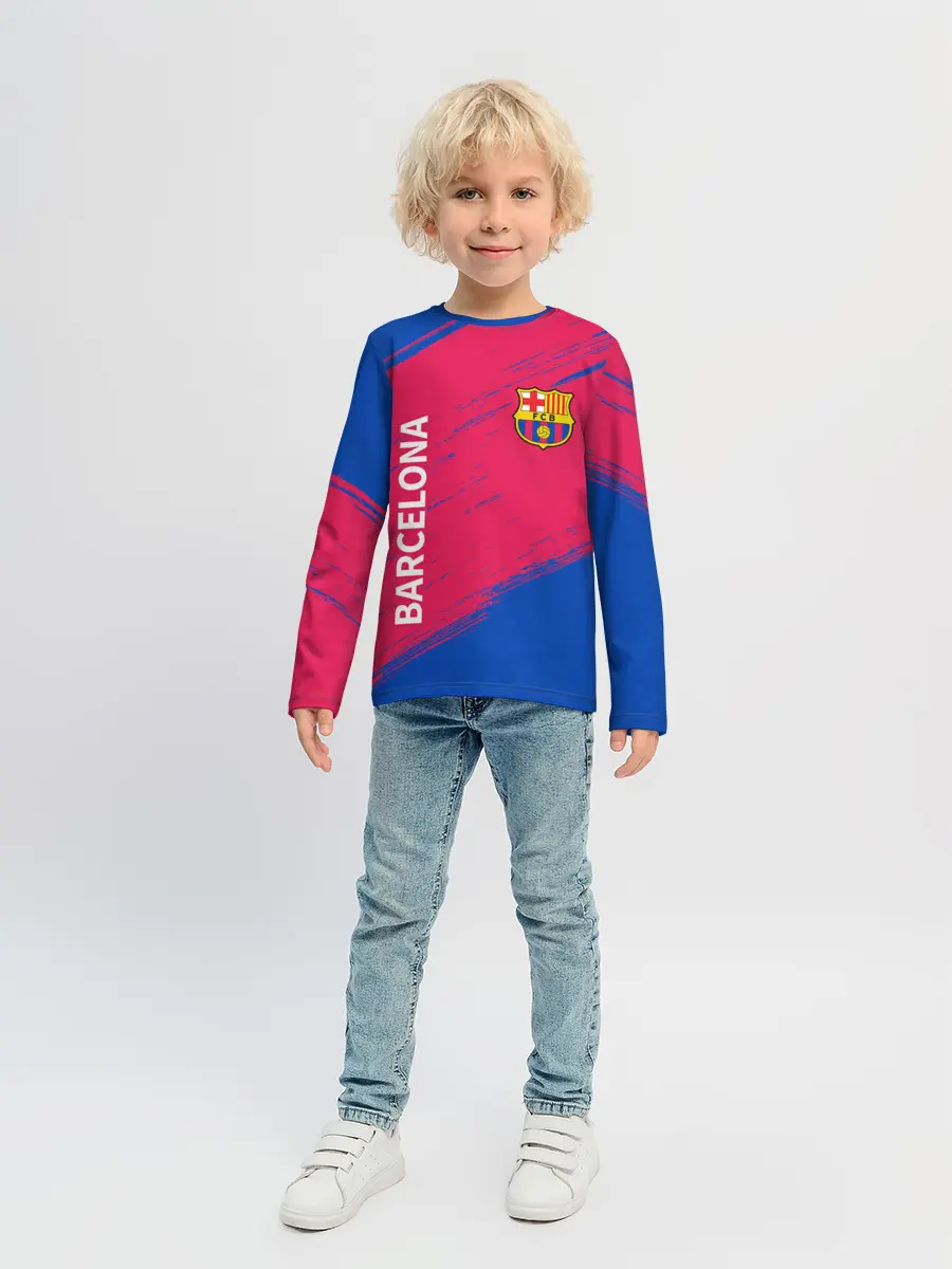 Детский лонгслив / BARCELONA / БАРСЕЛОНА