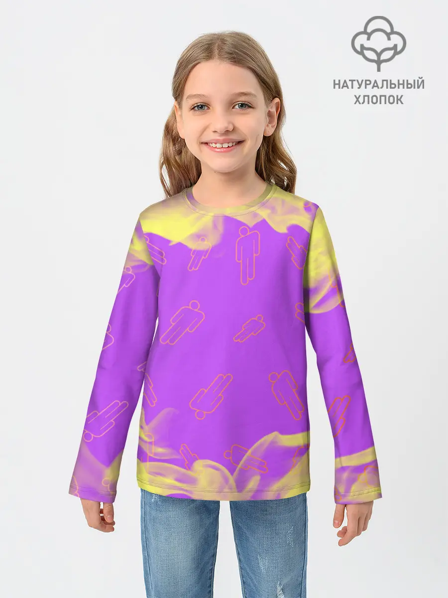 Детский лонгслив / BILLIE EILISH / БИЛЛИ АЙЛИШ