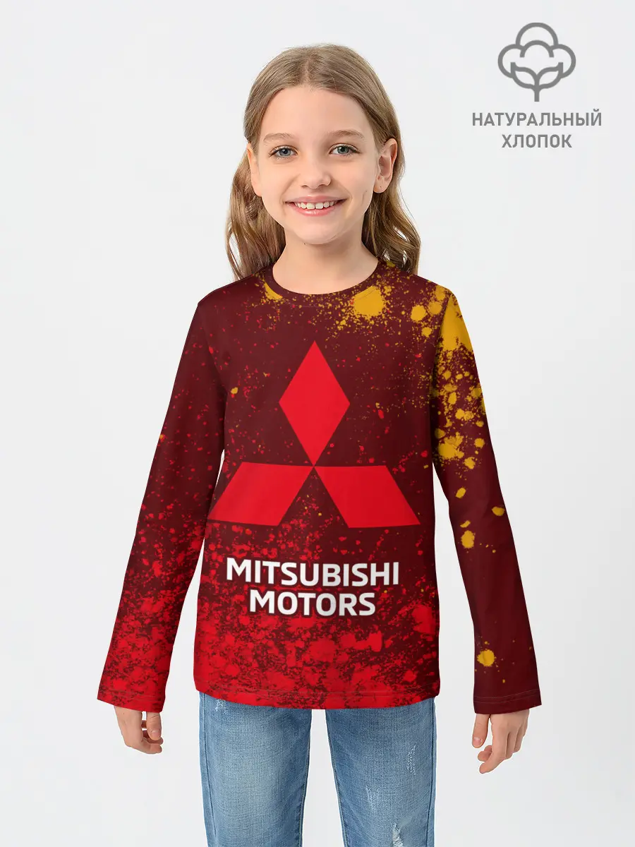 Детский лонгслив / MITSUBISHI / МИТСУБИСИ