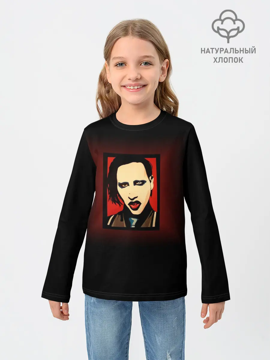 Детский лонгслив / Marilyn Manson
