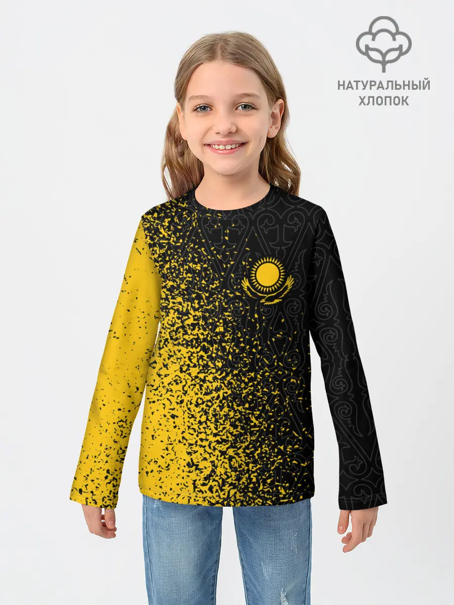 Детский лонгслив / КАЗАХСТАН / KAZAKHSTAN