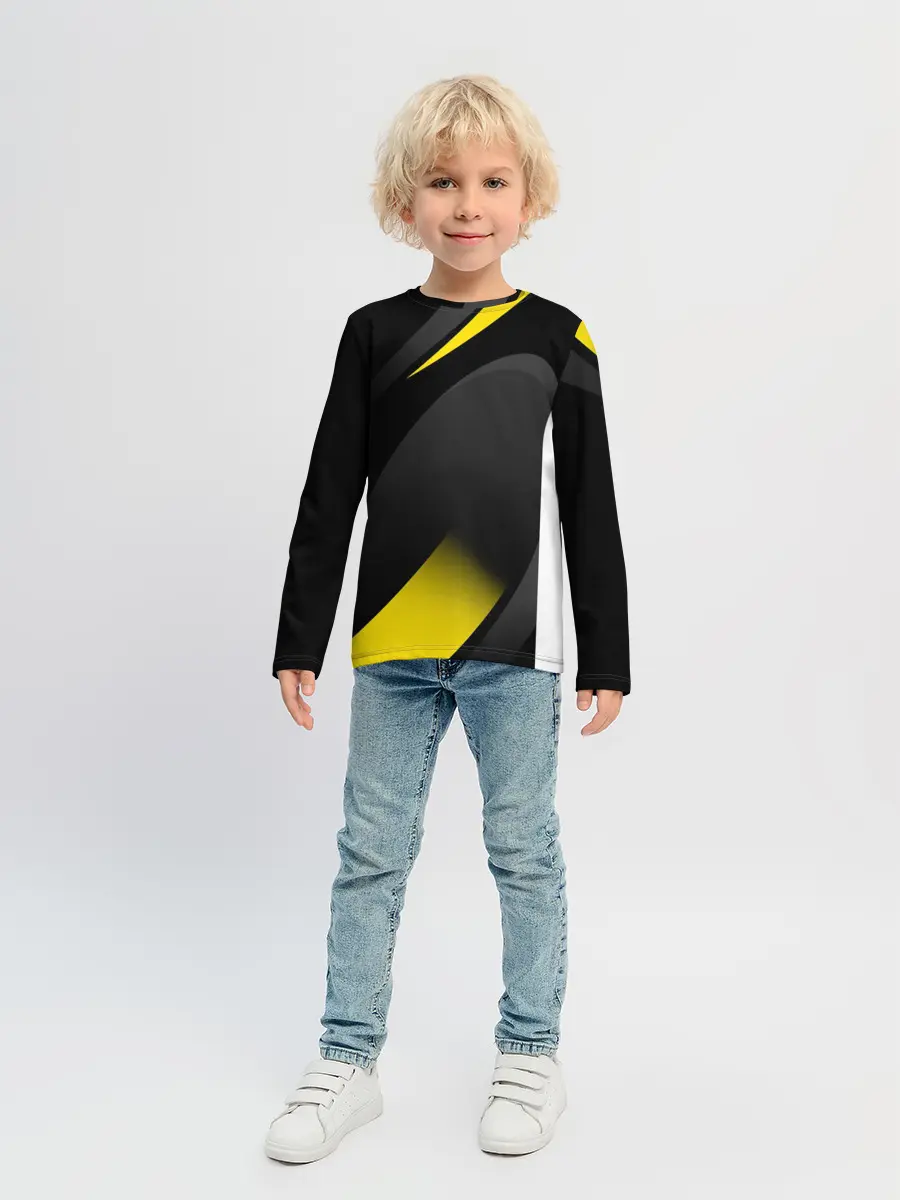 Детский лонгслив / SPORT WEAR YELLOW