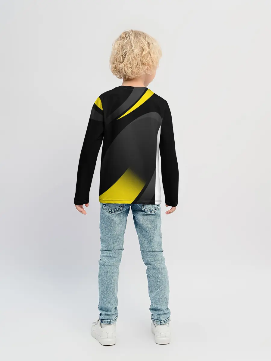 Детский лонгслив / SPORT WEAR YELLOW