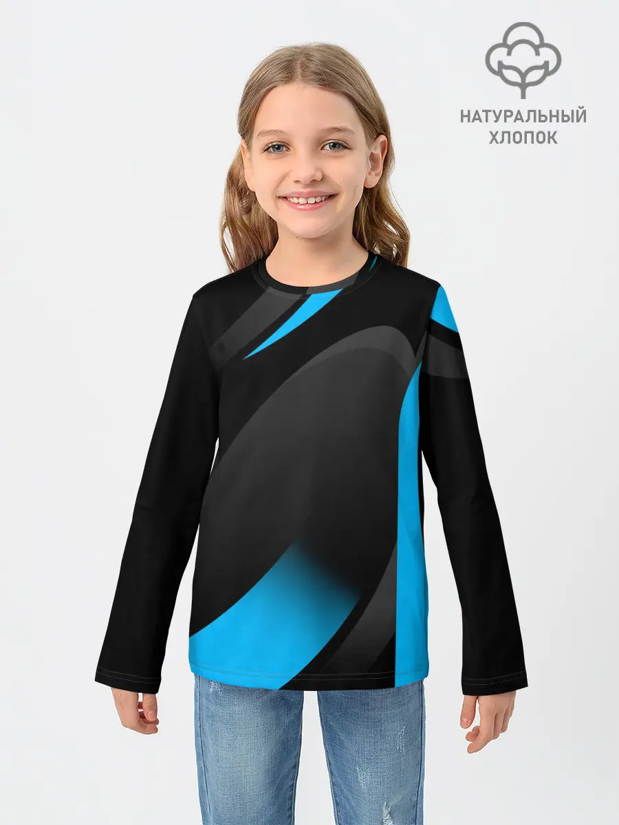 Детский лонгслив / SPORT WEAR BLUE