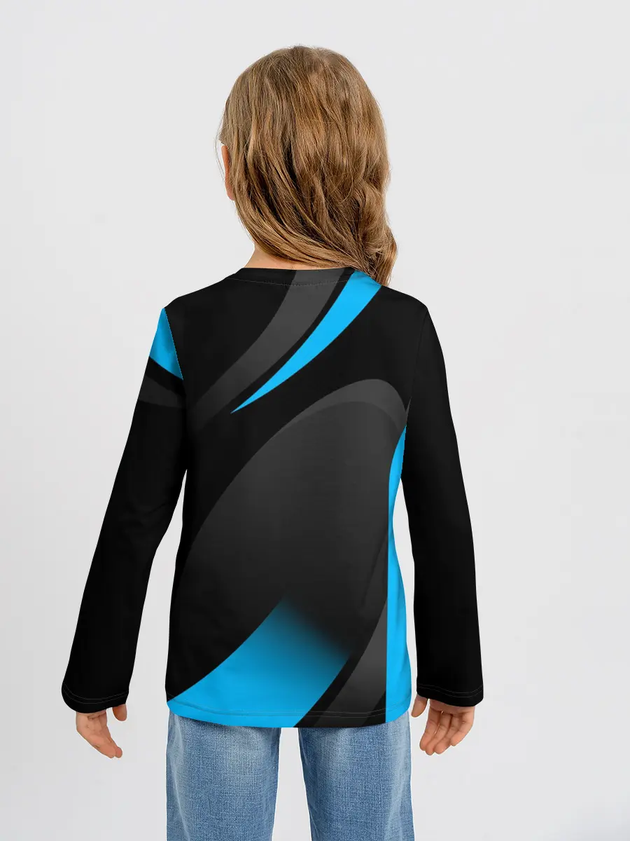 Детский лонгслив / SPORT WEAR BLUE