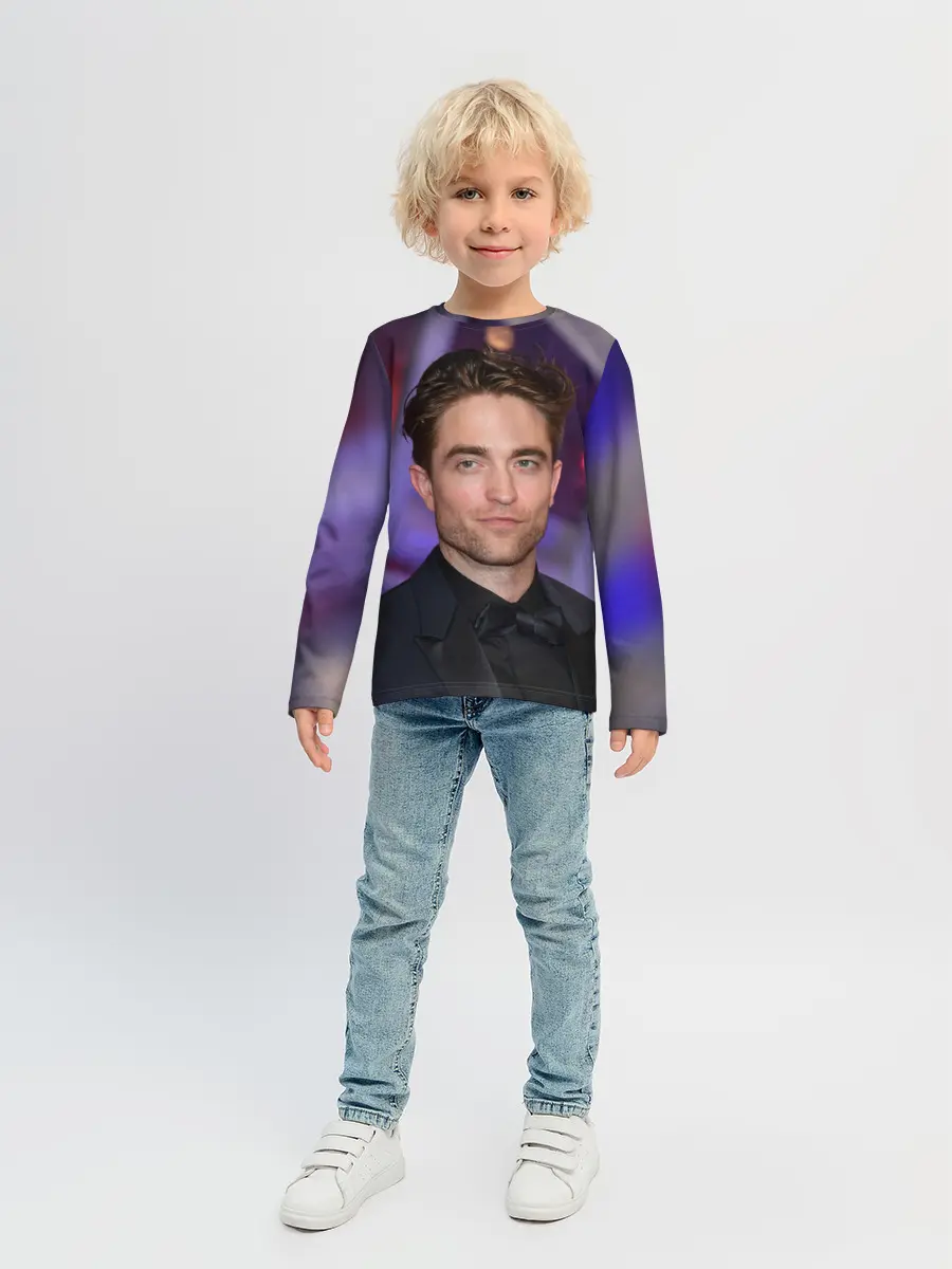 Детский лонгслив / Роберт Паттинсон