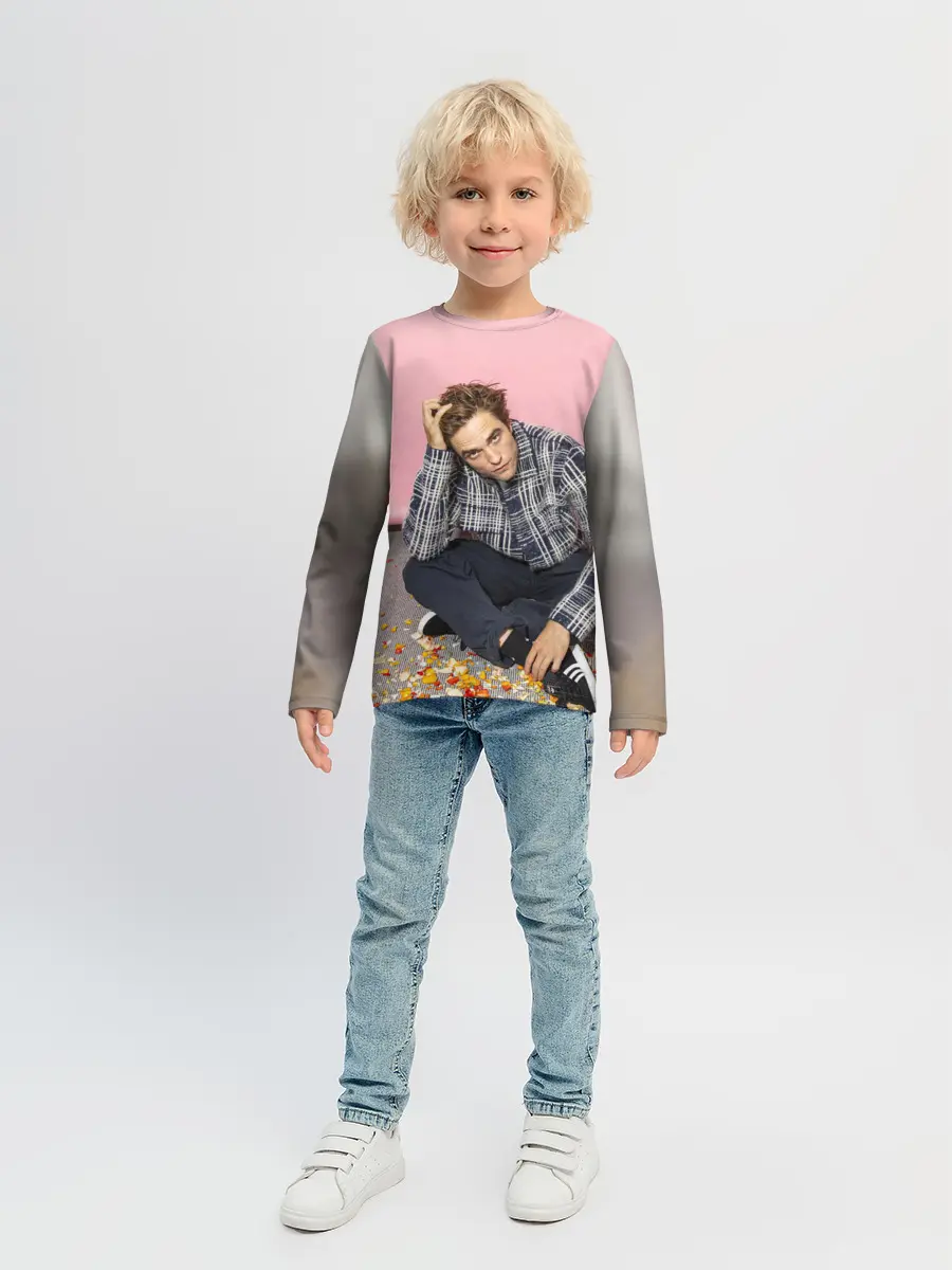 Детский лонгслив / Роберт Паттинсон