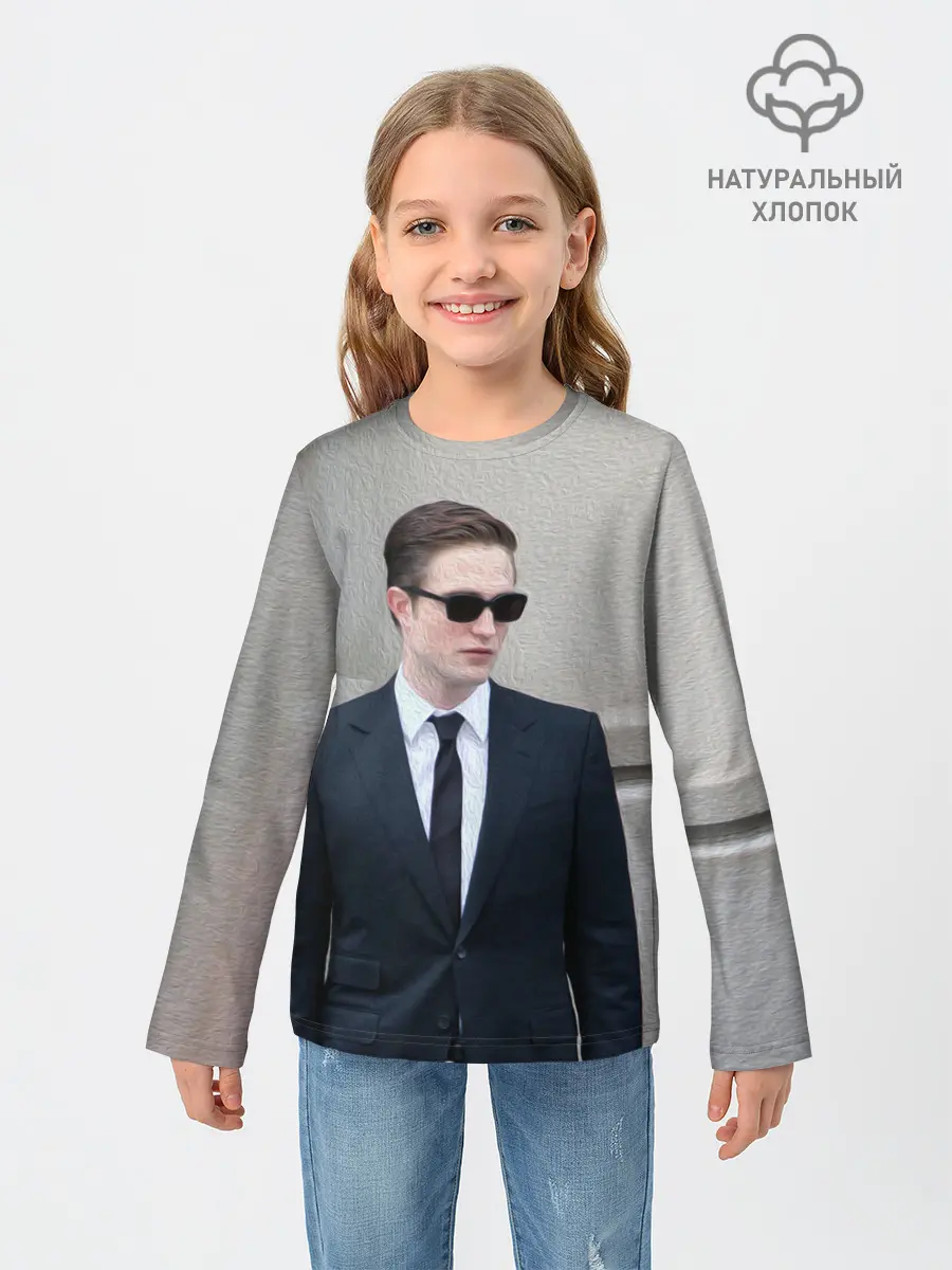 Детский лонгслив / Роберт Паттинсон