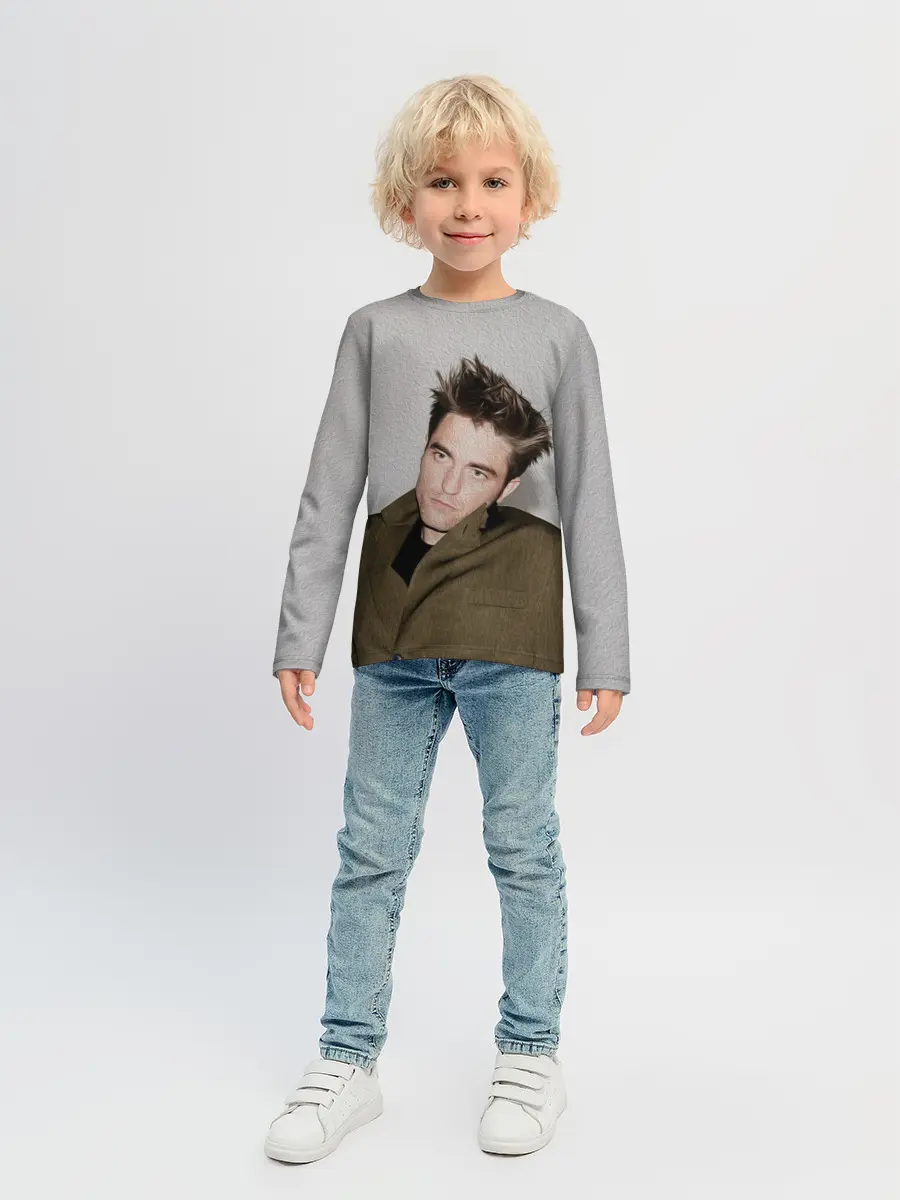 Детский лонгслив / Роберт Паттинсон