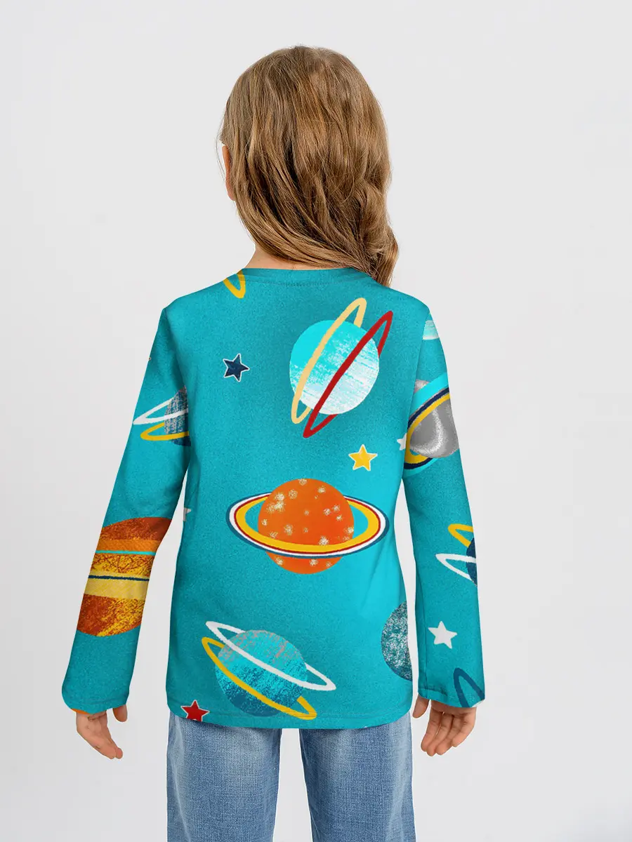 Детский лонгслив / Необычные планеты