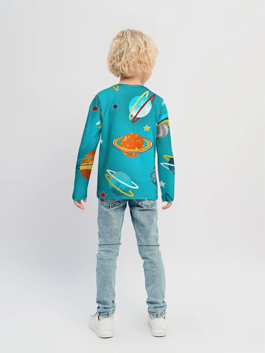 Детский лонгслив / Необычные планеты