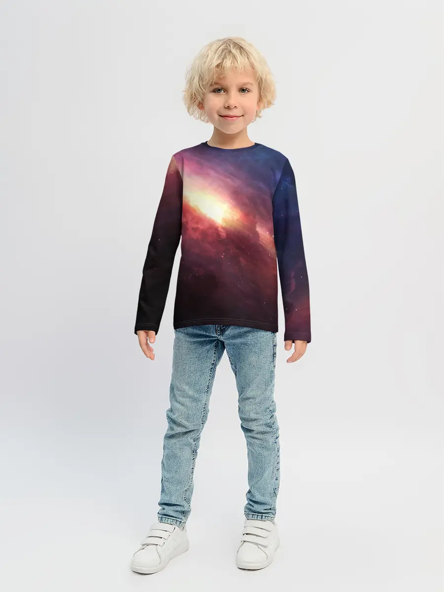 Детский лонгслив / Космос