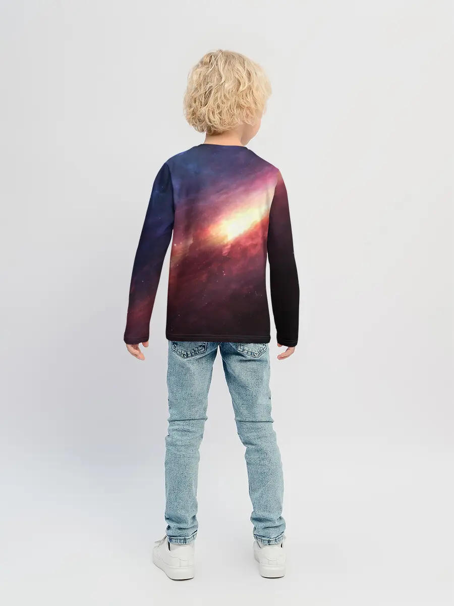 Детский лонгслив / Космос