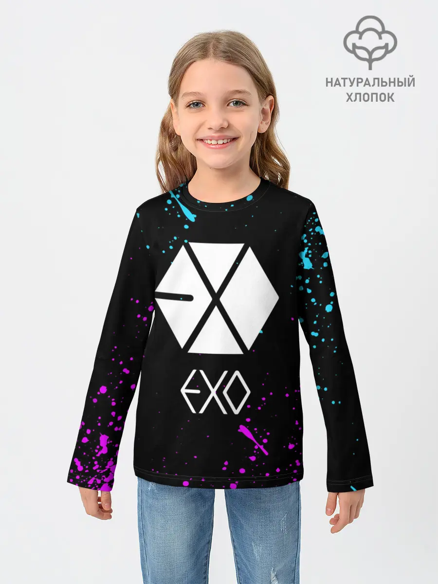 Детский лонгслив / EXO BAND.