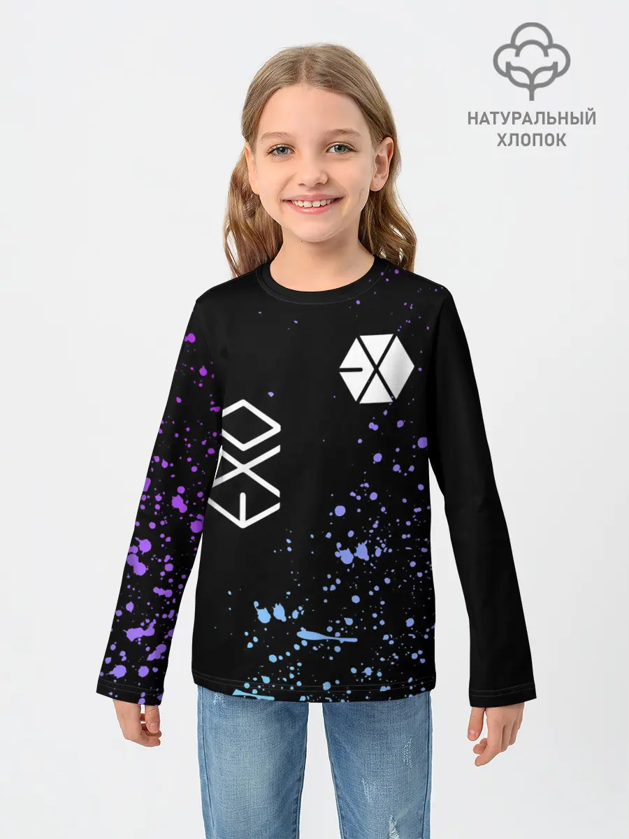 Детский лонгслив / EXO BAND.