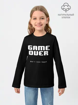 Детский лонгслив / UNDERTALE GAME OVER