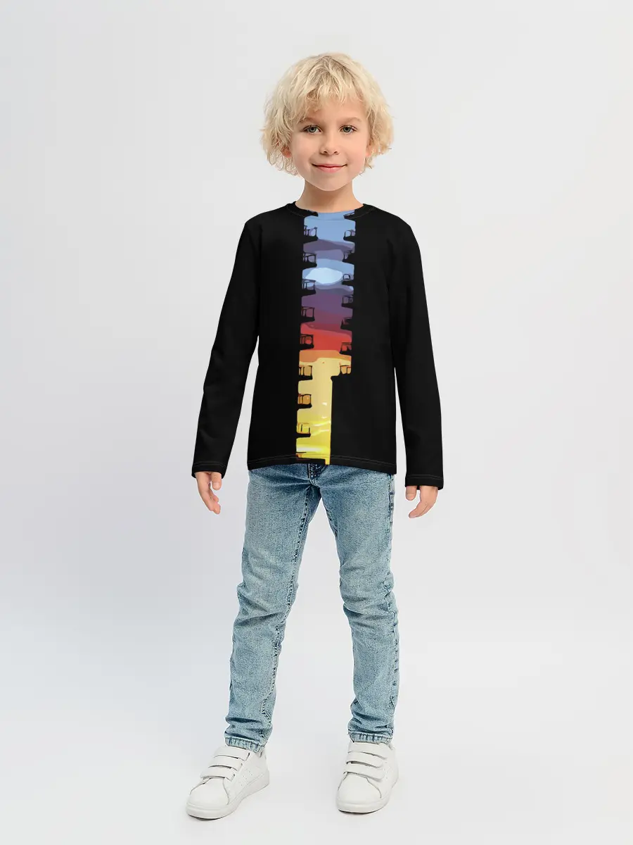 Детский лонгслив / Балконы