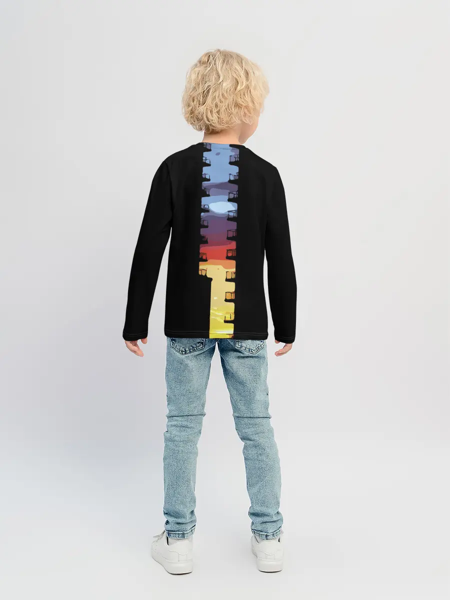 Детский лонгслив / Балконы