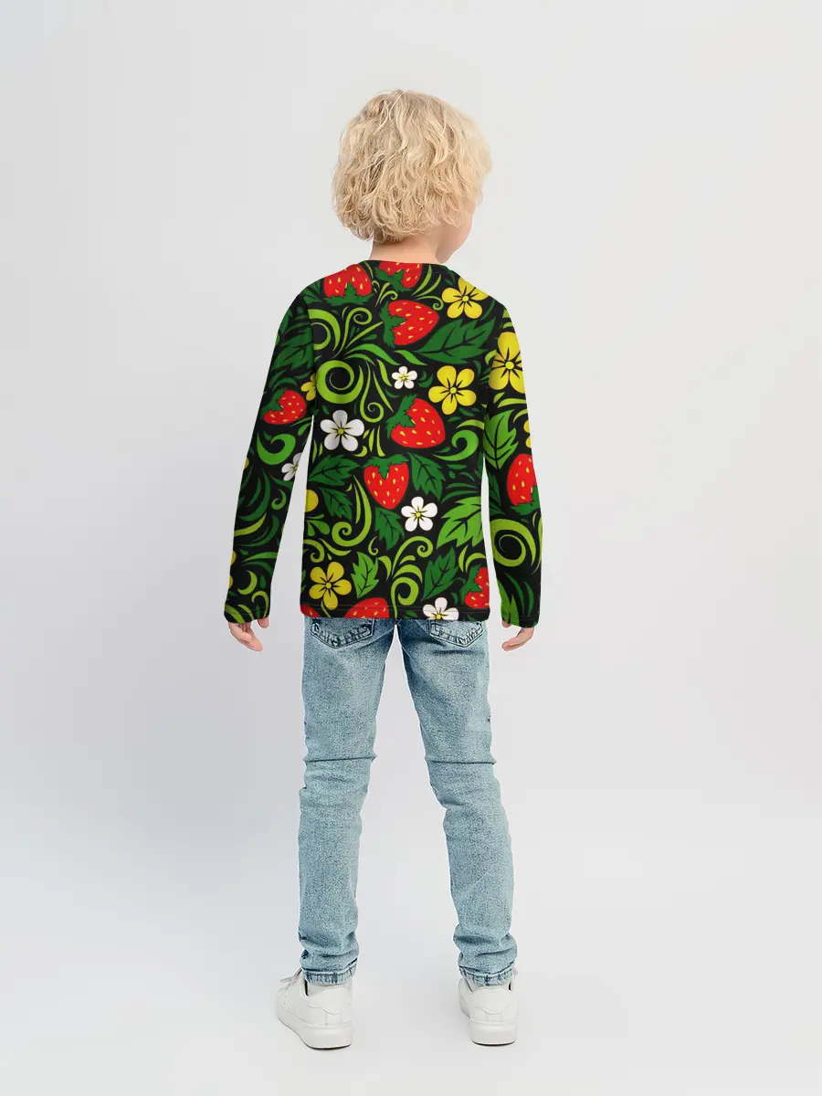 Детский лонгслив / Хохлома