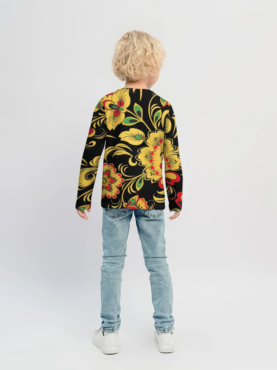 Детский лонгслив / Хохлома