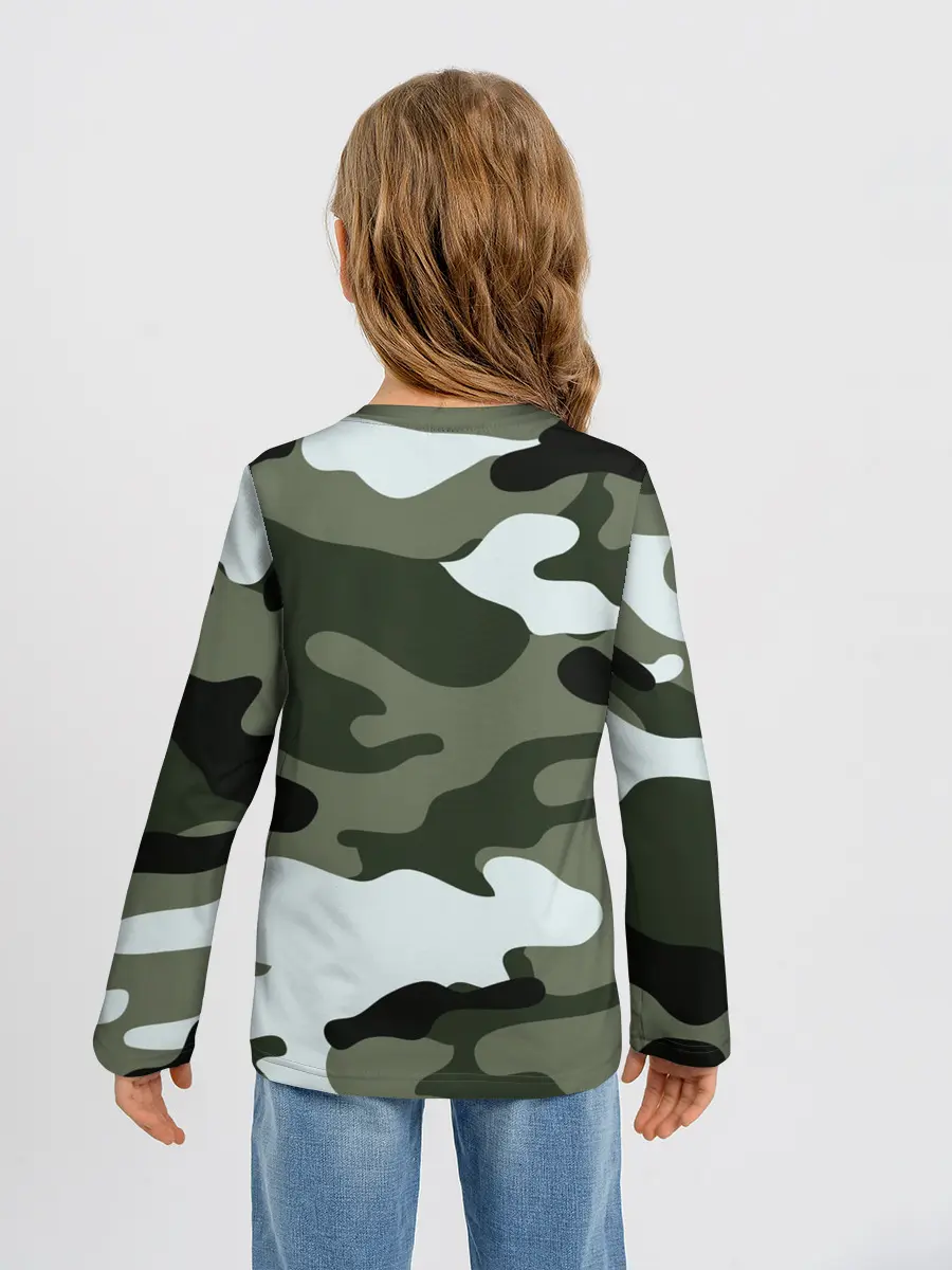 Детский лонгслив / camouflage 2