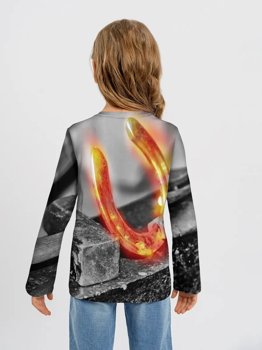 Детский лонгслив / Подкова