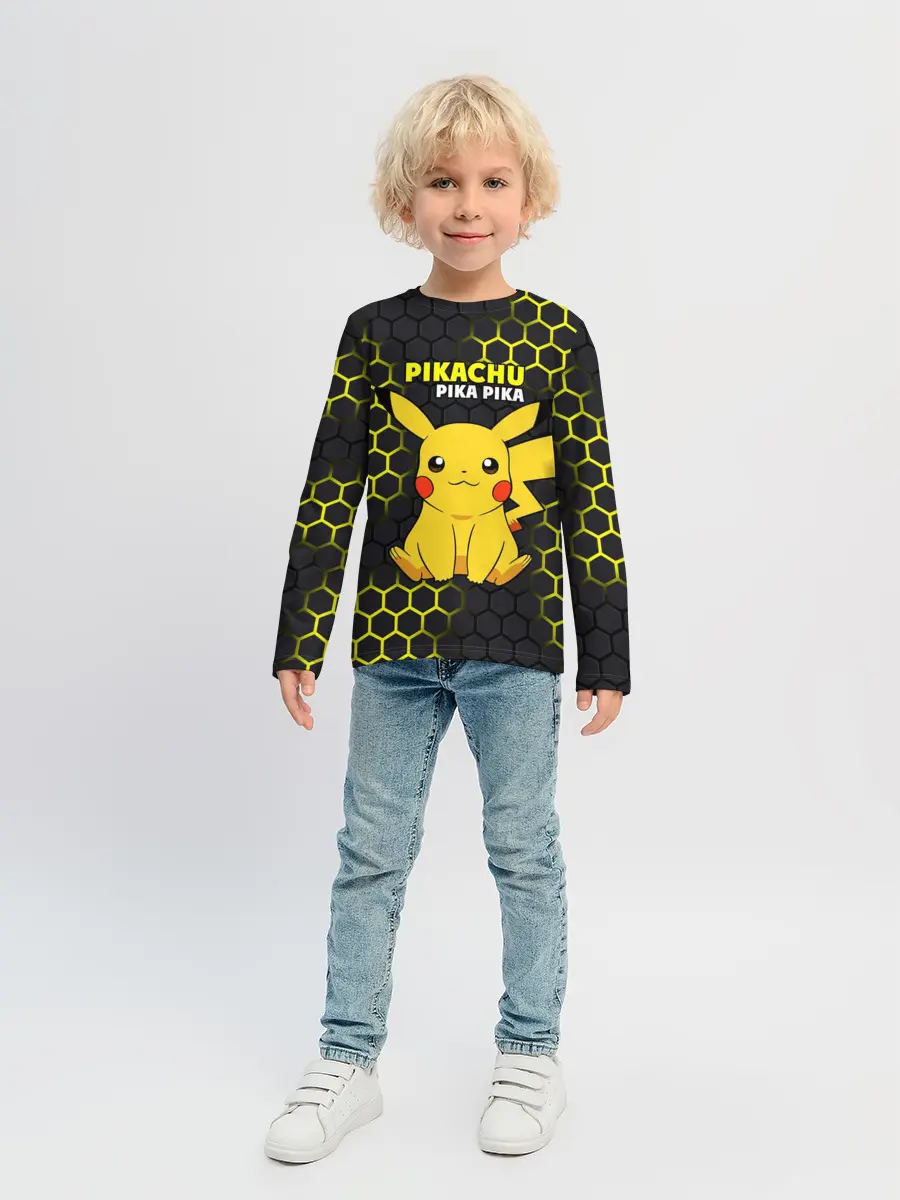 Детский лонгслив / Pikachu Pika Pika