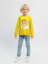 Детский лонгслив / желток аниме