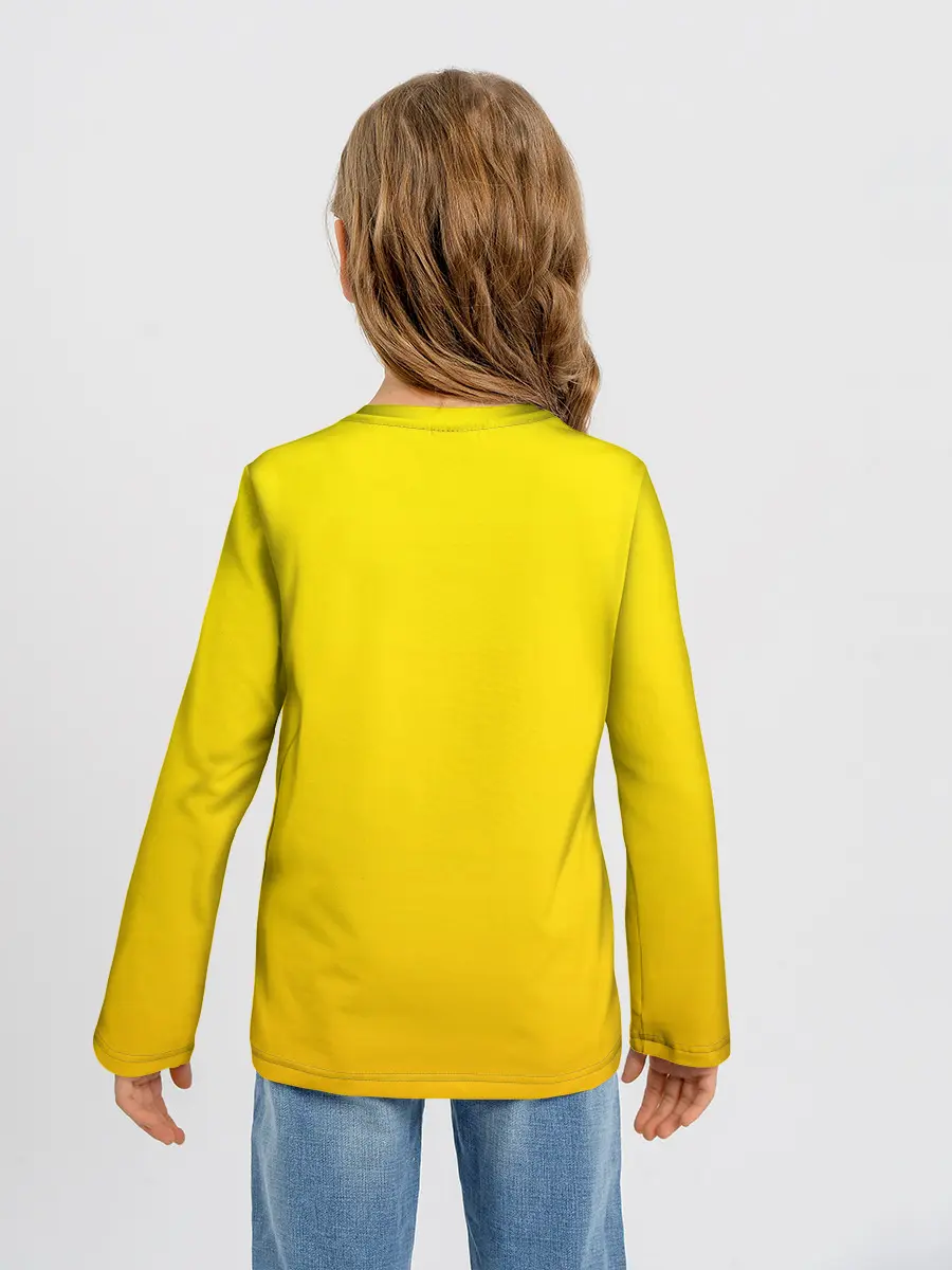 Детский лонгслив / Гудетама веселое яйцо