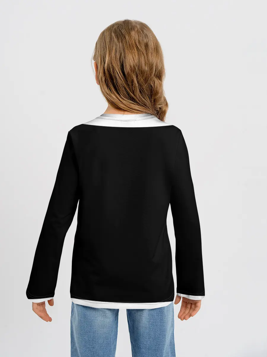 Детский лонгслив / Никогда не сдавайся