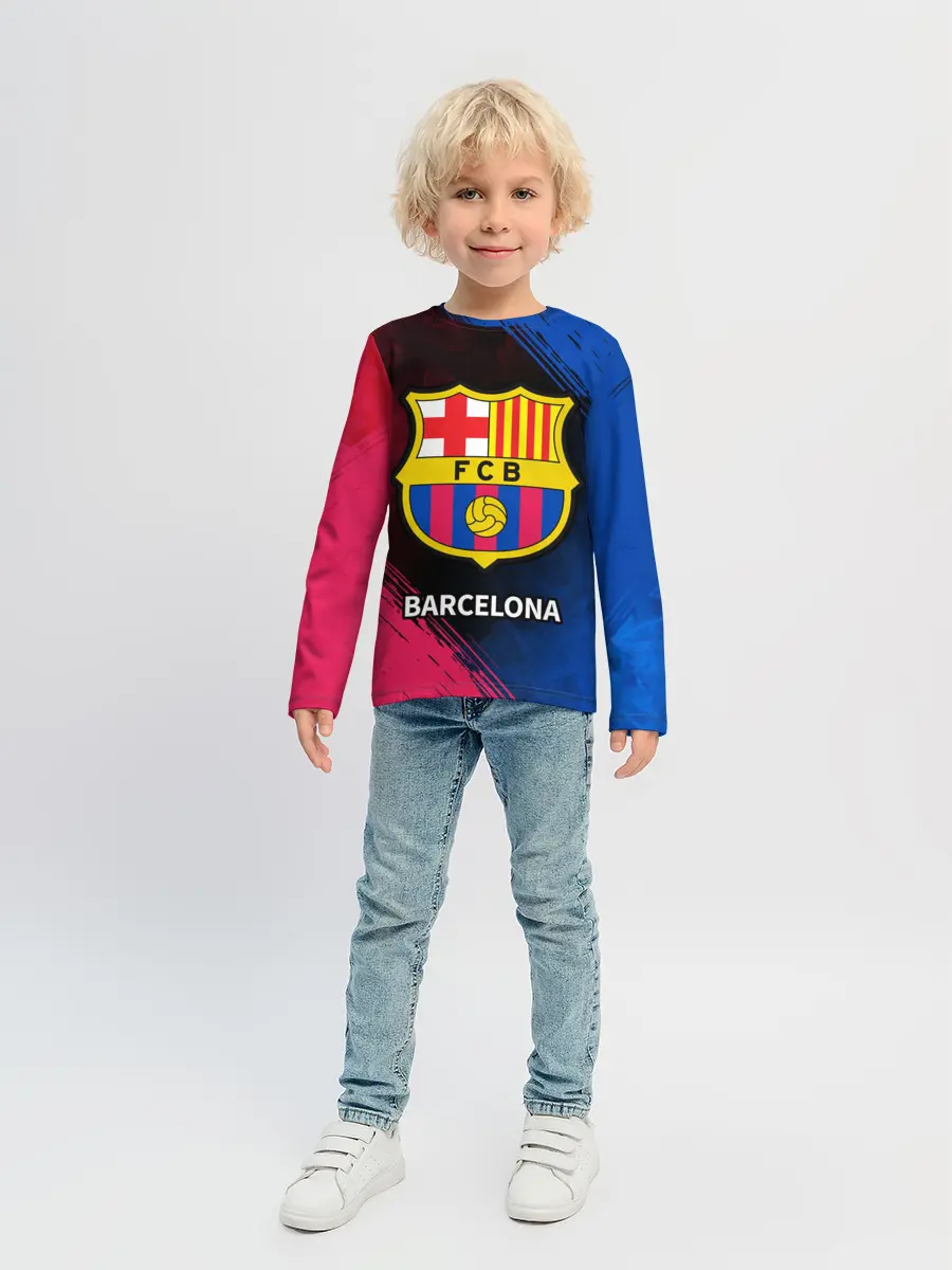 Детский лонгслив / BARCELONA / БАРСЕЛОНА
