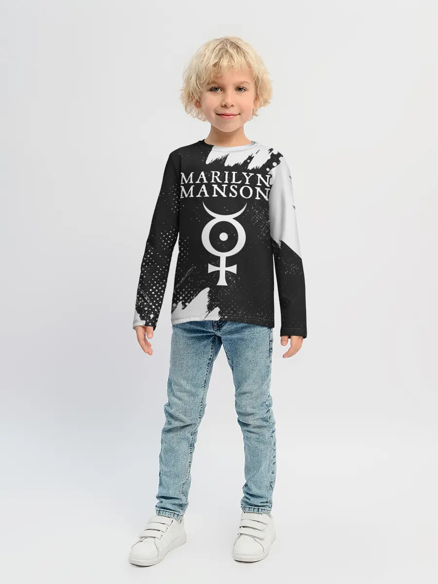 Детский лонгслив / MARILYN MANSON / М. МЭНСОН