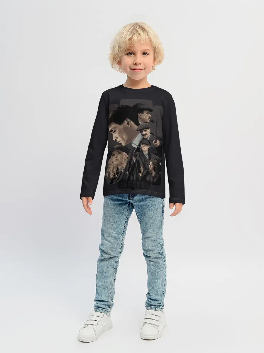 Детский лонгслив / Острые козырьки