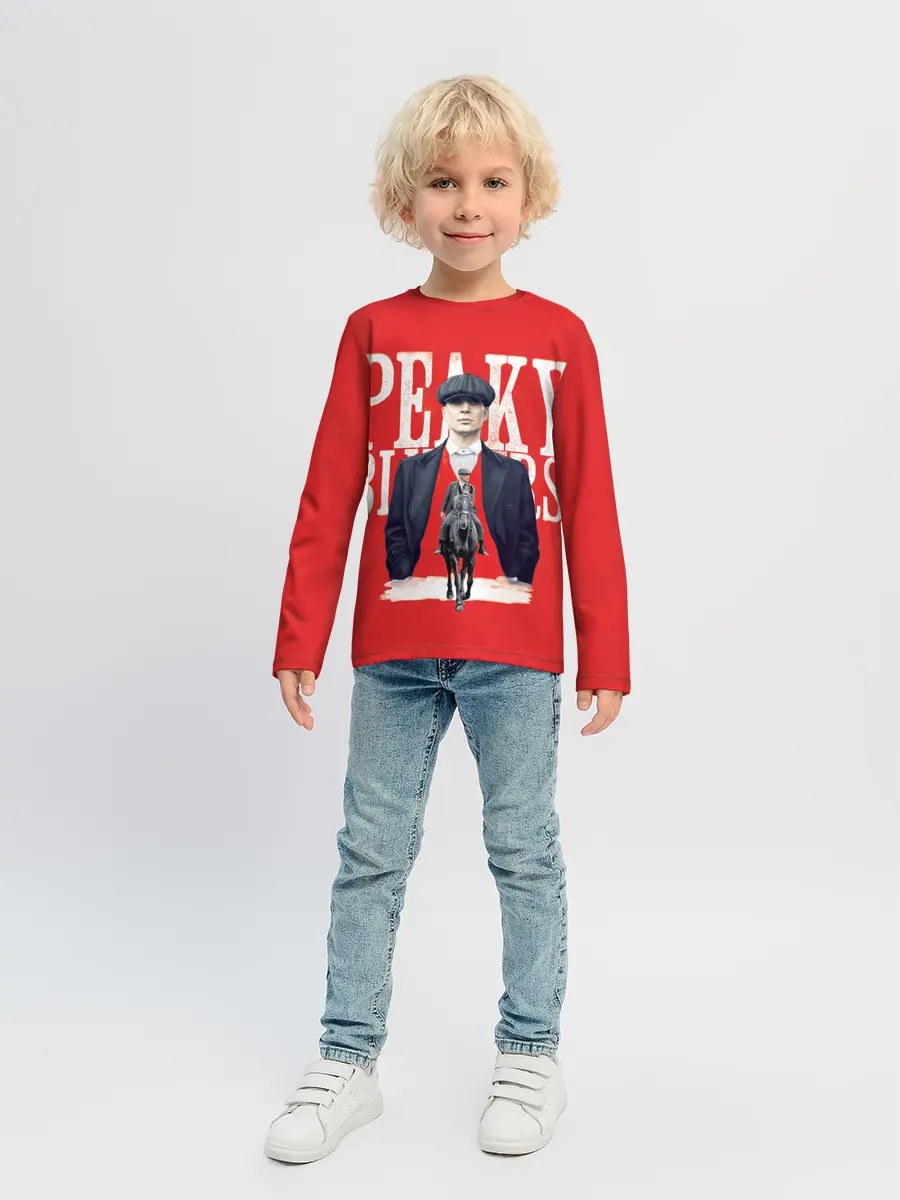 Детский лонгслив / Острые козырьки