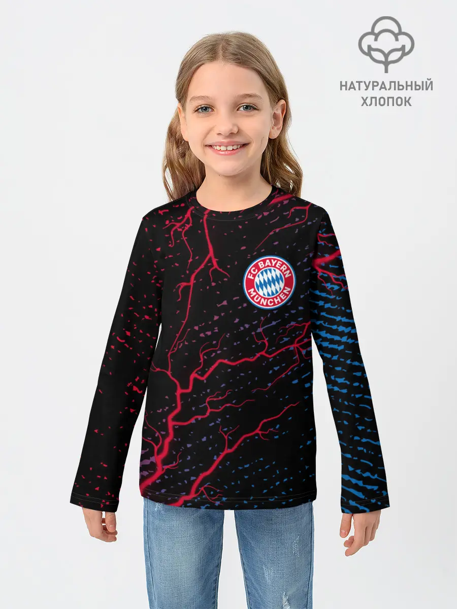 Детский лонгслив / FC BAYERN / БАВАРИЯ