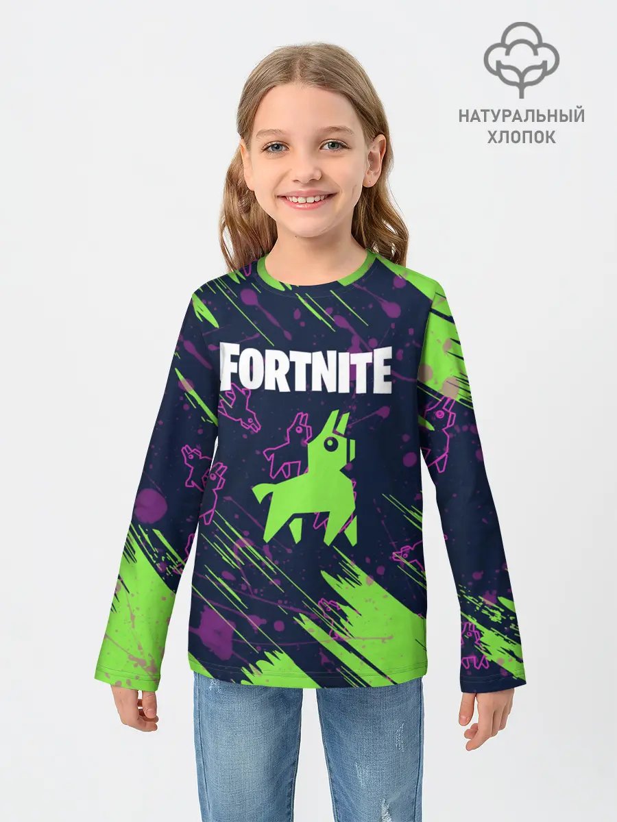 Детский лонгслив / FORTNITE LAMA.