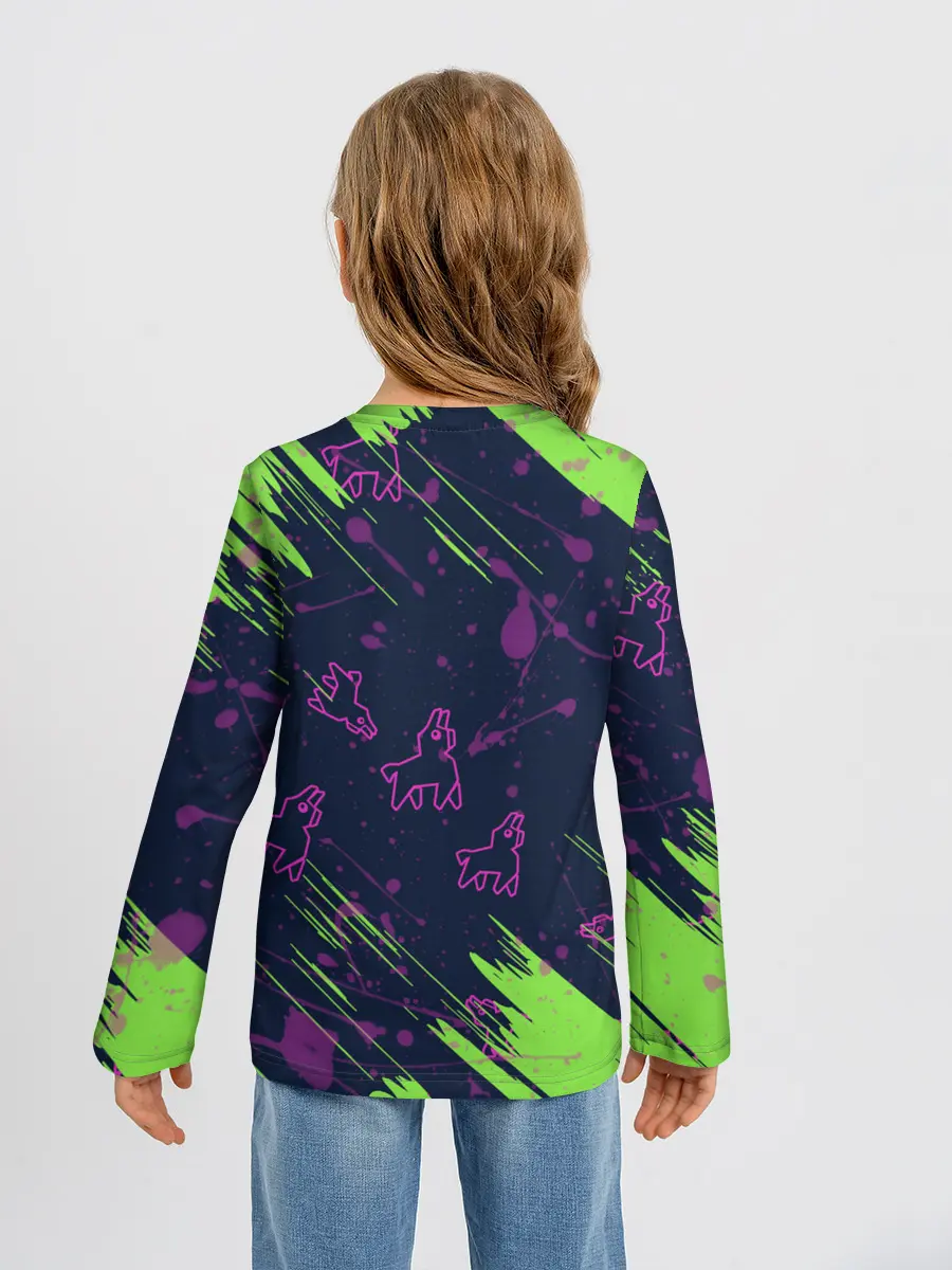 Детский лонгслив / FORTNITE LAMA.