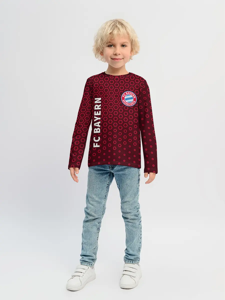 Детский лонгслив / FC BAYERN / БАВАРИЯ