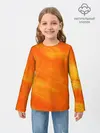 Детский лонгслив / ОРАНЖЕВАЯ КРАСКА