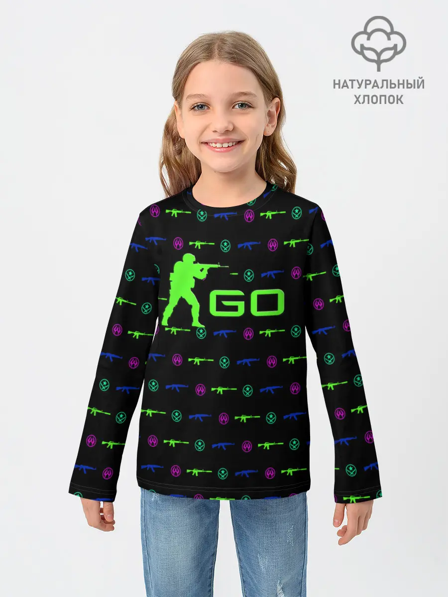 Детский лонгслив / CS GO